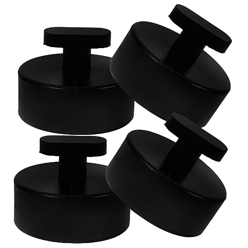 Holibanna 4Pcs Rubber Jack Pads for Floor Jack Durable Non Slip Jack Pad Cushion Protectors for Vehicle Lifting and Jack Point Railing Protection Versatile Rubber Material for Various