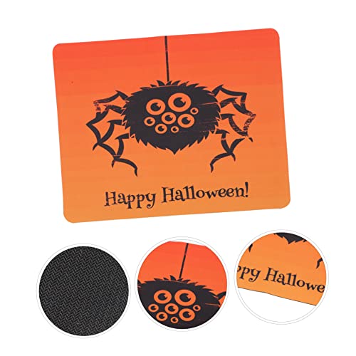 Tapis de souris non gaming Halloween Lurrose pour ordinateur et bureau