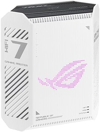 ASUS ROG Strix GS-BE7200 Dualband WiFi 7 (802.11be) Gaming Router | 4096-QAM, bis 7,2 Gbit/s, 2 Gaming-Ports, optimierte 5-GHz-Antennen, Smart Home Master, AiProtection & VPN-Funkt