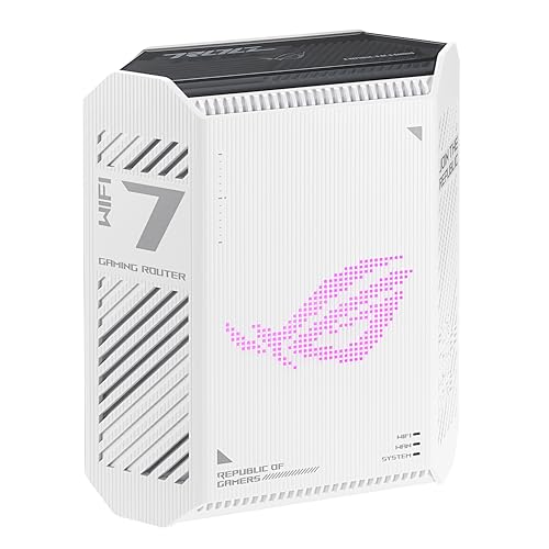 ASUS GS-BE7200 - Routeur Gaming Wi-FI 7 - Double Bande - 7200Mbps, 4096-QAM, 2 Ports Gaming, antennes 5 GHz améliorées, réseau Gaming, Smart Home Master, AiProtection et fonctionnalités VPN complètes