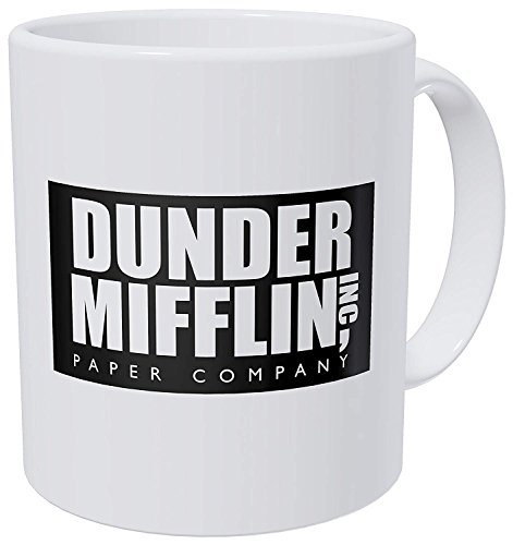 Willcallyou Dunder Mifflin The Office 325 ml rolig vit kaffemugg