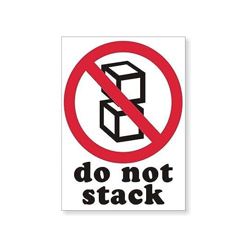 SmartSign Do Not Stack Shipping Labels | 6