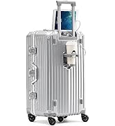 Amazon | [魔法小屋] スーツケース 前開き キャスターストッパー付く