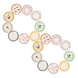 Assiettes pour maison de poupée : ces mini-assiettes pour poupées sont parfaitement proportionnées pour s’intégrer à n’importe quelle cuisine de maison de poupée, rehaussant ainsi l’authenticité de vos scènes miniatures, de votre décoration de maison miniature et de votre cuisine miniature pour maison de poupée