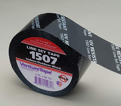 Image of 3M Venture Tape Line Set Tape 1507, Black, 48 mm x 55 m, 3 mil, 24 Rolls per case