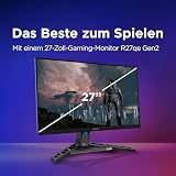 Lenovo Legion R27qe Gen 2 27" QHD WLED Gaming Monitor 2560 x 1440-16:9-200Hz IPS Panel 0.5ms Response Time HDMI DisplayPort TÜV Eye Comfort Protection Black 5.9kg - 9