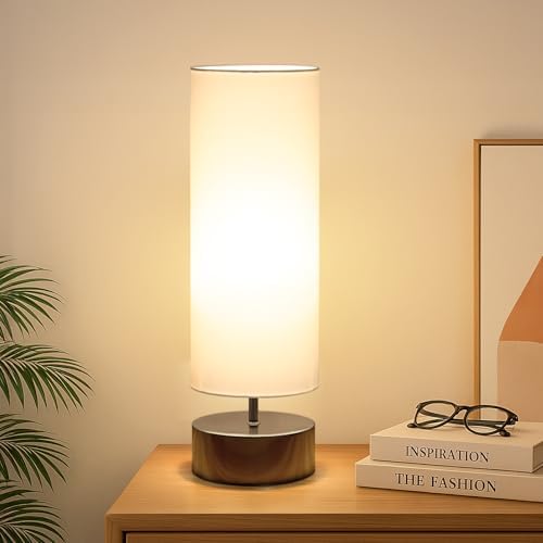 Touch Table Lamp, 3-Way Dimmable Modern Minimalist Accent Bedside...