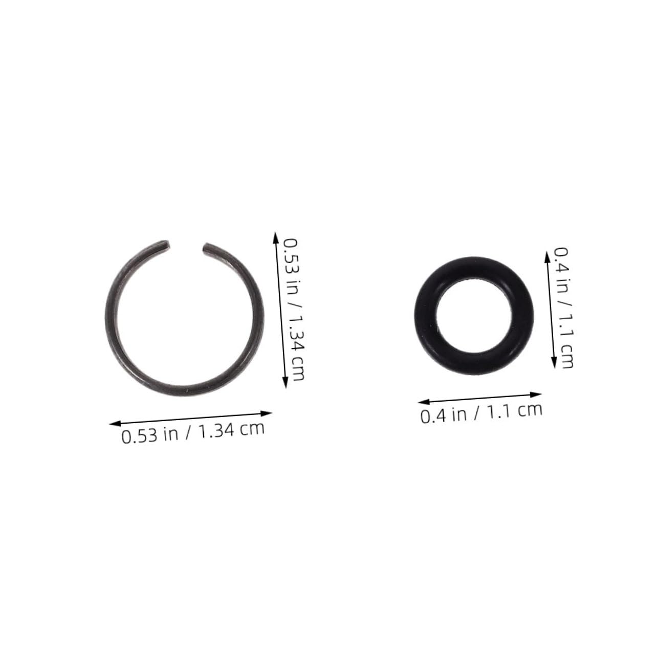 Healifty Impact Friction Ring Retaining Ring Set 6pcs Socket Retainer Made of Sturdy Rubber Material