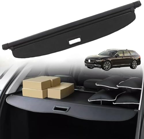 Cubreobjetos retráctil para Volvo V90 que oculta el equipaje en el maletero trasero 2