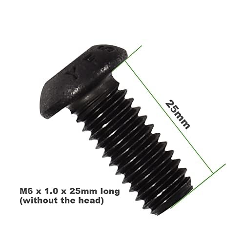 Miniatura 2 de CROSSDESIGN Juego de 6 tornillos Torx y tuerca plana compatibles con Polaris Ranger RZR General Body