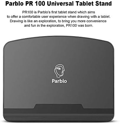 Parblo Universal Graphic Drawing Tablet Stand, Multi Angle Adjustable Desk Tablet Holder 10 to 16 Inches iPad, Tablet, Laptops