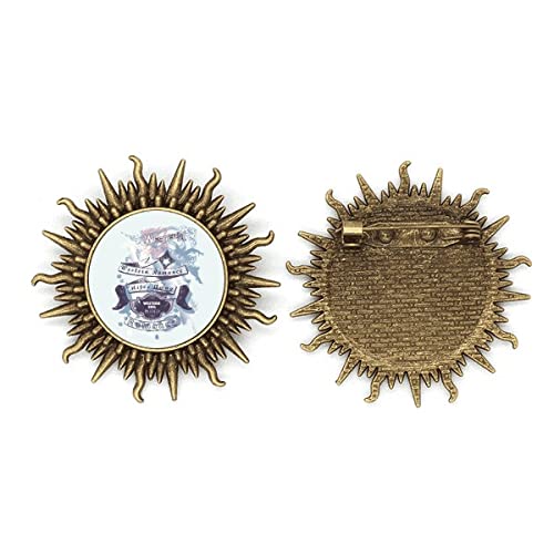 Broche en métal motif floral Romance, cadeau idéal pour talons hauts