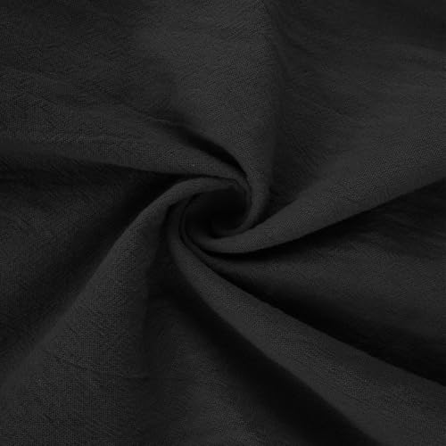 Mens Casual Linen Shorts Casual Cotton Linen Shorts Elastic Waist Short Pants Lightweight Short Summer Golf Shorts4