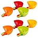 Dip Clip Bowl Plate Holder -8pcs Color Plastic Dish Chip And Dip Serving Set For Spice Tomato Sauce Salt Veggie Vinegar Ketchup Chips - Chip Clips Holders Cup Paper Plate Holder Condiment Cups Dipping