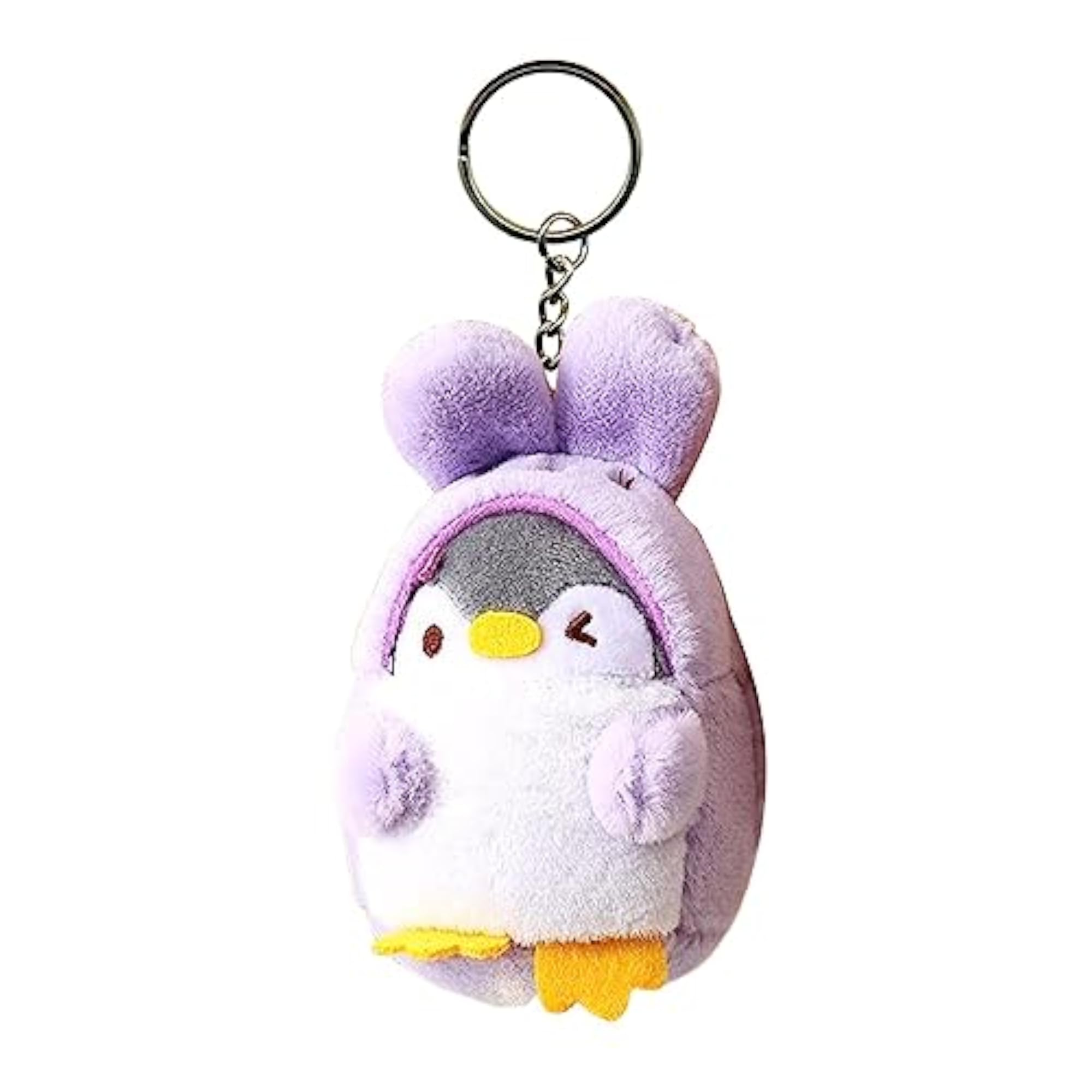 Creative Penguin Doll Keychain Pendant for Car & Home