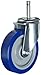 E.R. Wagner Stem Caster, Swivel, Dust Cover, Polyurethane on Polyolefin Wheel, Delrin Bearing, 300 lbs Capacity, 5" Wheel Dia, 1-1/4" Wheel Width, 6-1/8" Mount Height, 1/2"-13 Stem Dia, 1-1/2" Stem Height
