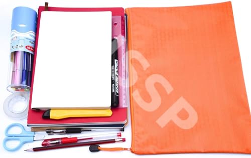 Image of Large Size Document Zip Bag /Pouch Multicolour (50, A4)