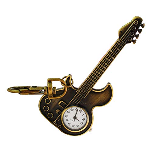 Relógio de Bolso de Silicone Relógio de fivela em formato de guitarra de moda Relógio de design de c