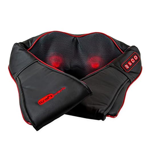 Nackenmassagegerät | 3D rotierendes Massagegerät | mit Vibration