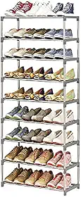 Sapateira Vertical Inox Premium 30 Pares 10 Prateleiras