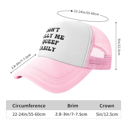 Gorra Trucker Dont Bully Me I Queef Easily Negra miniatura 6