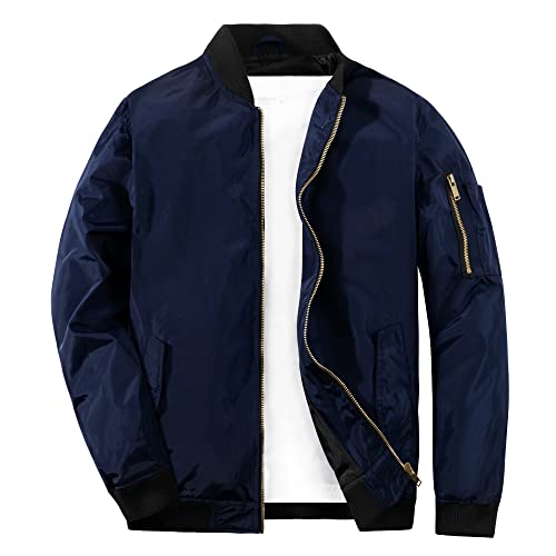 Blouson homme bleu SUNDAYROSE veste décontractée week-end