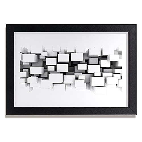 Affiche encadrée en MDF Tulup cadre image abstrait haut de gamme pour salon et cuisine 30x20