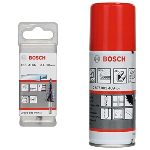 Fraise étagée HSS-AlTIN Bosch 2608588070 foret métaux 70,5 mm avec huile de coupe