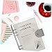 MINAOLULUS Convenient Detachable Loose Leaf Binder Notebook Transparent Pages for Students School Office Accessory for Notes Planning and Journaling