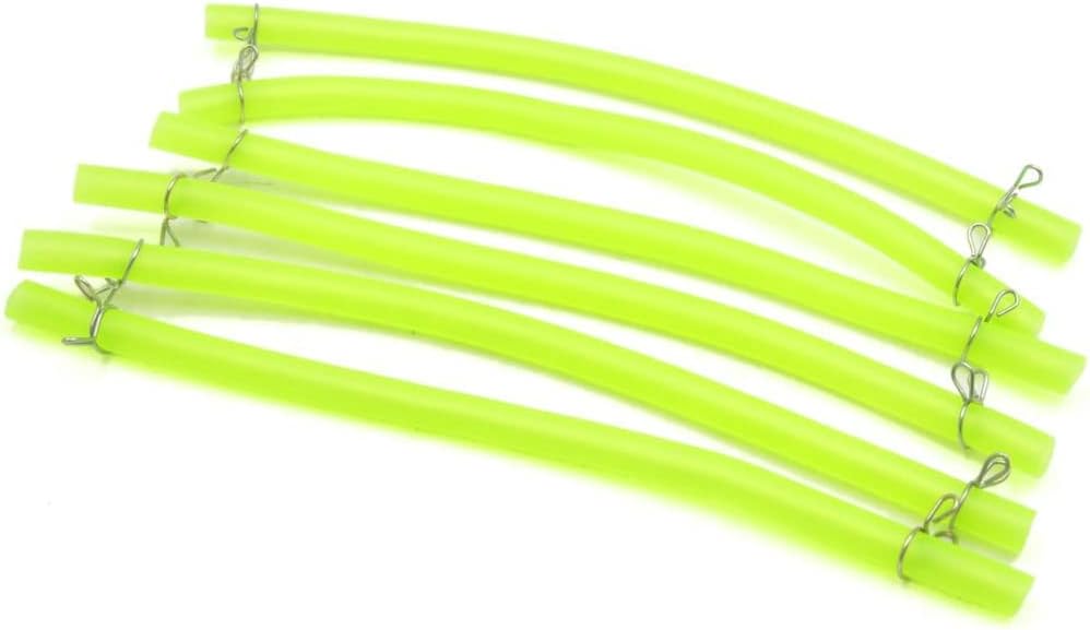 XYWHPGV 6 szt. 4,5 mm średnica wewnętrzna motocykl skuter wąż benzynowy przewód paliwowy oleju z zaciskami żółty(d4f62 1215c c5cc8 a00ba 6f72a 17b1b