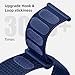 IMIVIO Compatible with Apple Watch Bands 40mm 44mm 45mm 38mm 41mm 42mm 46mm 49mm for Women Men, Adjustable Braided Sport Nylon Loop Straps for iWatch Series 11/10/9/8/7/6 SE/Ultra 3 2 1(Navyblue)