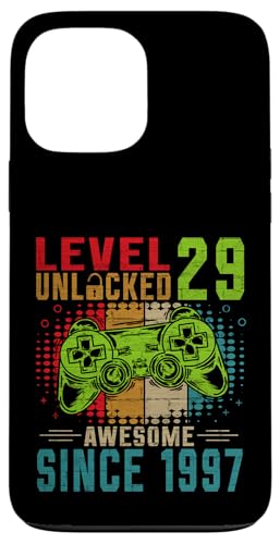 Level 29 Unlocked Birthday 29 Years Old Gifts 29th Birthday �X�}�z�P�[�X iPhone 13 Pro Max �p