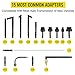VEVOR 7.5L Transmission Fluid Pump, 2 Gallon Manual ATF Refill Kit Transmission Fluid Hand Pump Automotive, Transmission Fluid Transfer Pump, Transmission Fill Pump with 15 ATF Adapters