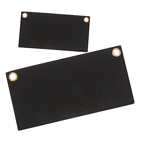 Ipetboom 2pcs Felt Caddy Organizer Bag Inserts for Handbags Purse Organizer Insert Metal Felt for Wear Resistance Protection