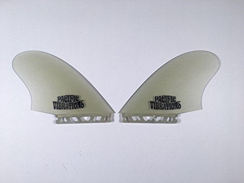 PACIFIC VIBRATIONS Futures Twin fin Channel Islands Keel Al Merrick Template Fish Surfboard New Fiberglass