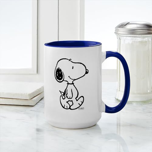 Taza de cerámica Peanuts Snoopy 15 oz miniatura 4