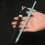 nyyuqi 1/6 Scale 9.05'' Long Sword Dark Repulsor with Scabbard for Kirito 12'' Action Figure Custom (Blue Blade+Scabbard)