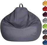 Diseño único: forma redondeada clásica con un asiento profundo, crea una forma de silla de apoyo con respaldo alto, cremallera extra larga y asa de fácil transporte, mayor resistencia y durabilidad.
