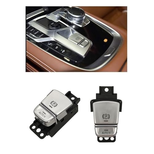 Boton de control de estacionamiento del automovil con acabado original para Serie 7 61316819981 3