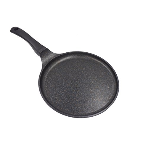 Non-stick Round Aluminum Griddle for Stove Tops and Gas or Electric Grills, Marble