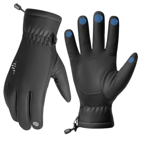 ATERCEL Winter Running Gloves for Men & Women, Thermal Touchscreen Gloves with Non-Slip Grip for Running, Walking, Cycling & Driving - image 1