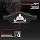 Frankberg 2x Bremsscheiben + 4x Bremsbeläge Vorderachse mit Bremsenschmiermittel Kompatibel mit Twingo II CN0 1.6L 2008-2014 Wind E4M 1.2L 1.6L 2010-2013 Replace# 7701206118