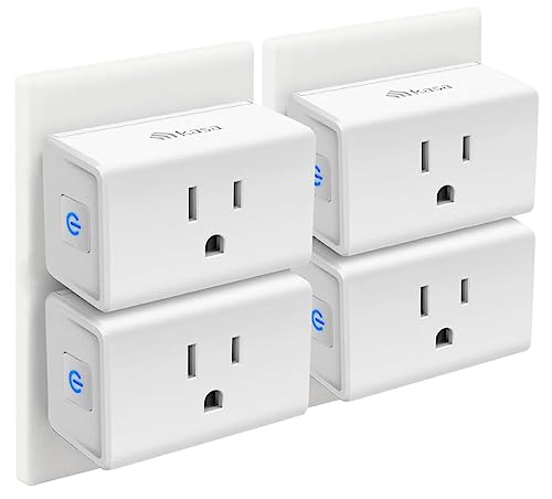 Kasa Smart Plug Mini 15A, Smart Home Wi-Fi Outlet Works with Alexa, Google Home & IFTTT, No Hub Required, UL Certified, 2.4G WiFi Only, 4-Pack(EP10P4) , White #1