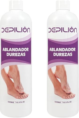 Ablandador de Durezas Profesional 2 x 500ml | Líquido Reblandecedor, Suaviza Callosidades y Durezas Rápidamente