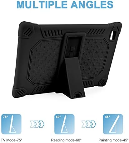 Silicone Tablet Case for Teclast P20 / P20HD / M40 / AOYODKG A39 Tablet 10.1 inch Protective Cover With Holder - Light, Scratch-Resistant Protective Cover