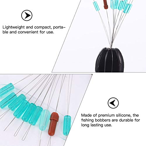 ABOOFAN 10pcs 7+ 2 feijões espaciais acessório de pesca bolas anti- emaranhadas para peixes espaciai