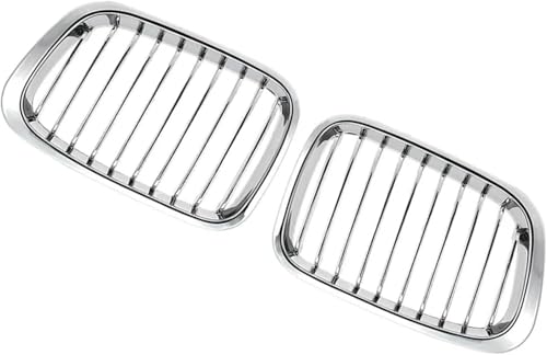 Parrilla de doble puente para BMW E46: rejilla de lámpara antiniebla con encaje exacto