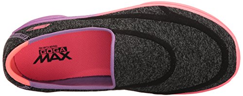 Skechers Mocassim unissex Go Walk 4-Awesome Ombres, Preto/Multi, 11 Little Kid