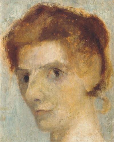Tableau autoportrait Paula Modersohn Becker affiche d'art pour salon et chambre moderne