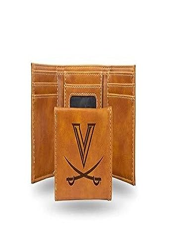 Image of Rico Industries NCAA Laser Engraved Trifold Laser Engraved Tri-Fold Wallet - Men's Accessory